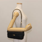 Bally Vintage Chain Shoulder Bag Quilted Leather - image 13