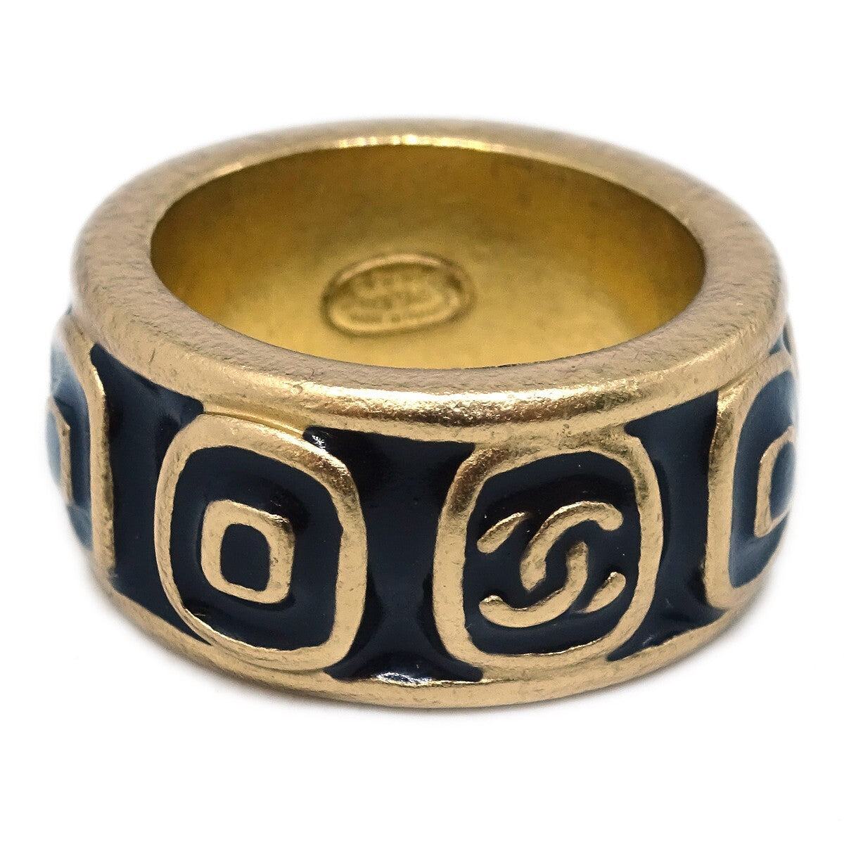 Chanel Logo Ring Gold-plated - image 1