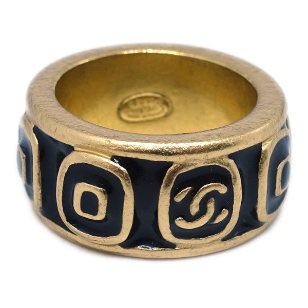 Chanel Logo Ring Gold-plated - image 1