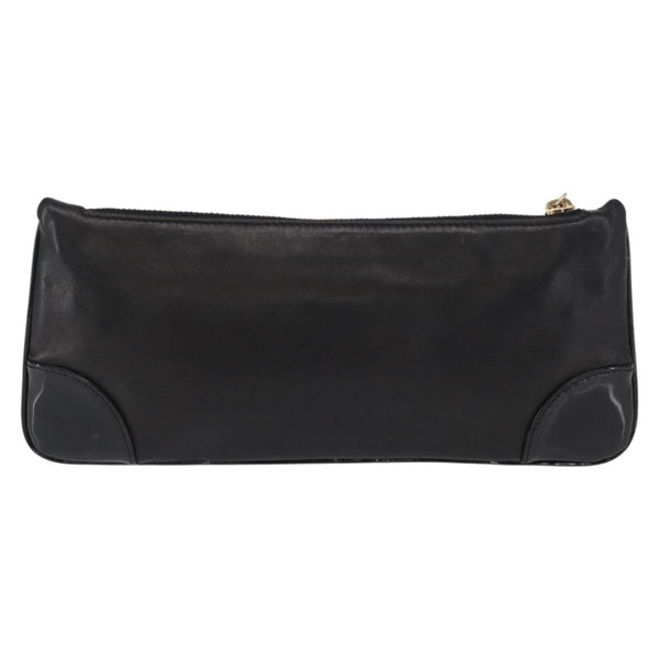Chanel Camellia Clutch Bag Leather