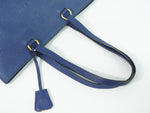 Prada Embossed Logo Open Tote Leather - image 7