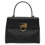 Salvatore Ferragamo Gancini Convertible Top Handle Bag Leather Medium - image 17