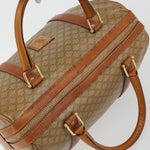 Celine Vintage Macadam Handbag Canvas and Leather - image 17