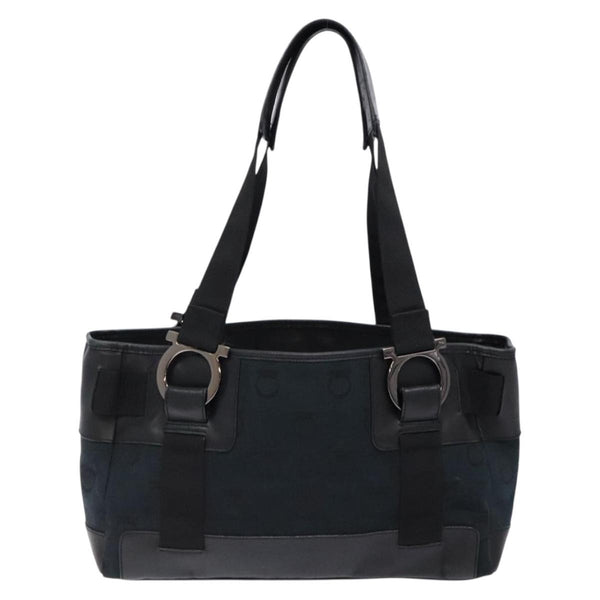 Salvatore Ferragamo Gancini Tote Canvas