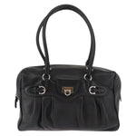 Salvatore Ferragamo Gancini Buckle Shoulder Bag Leather Large - image 1