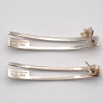 Gucci G Logo Long Studs Earrings Silver 925 - image 3