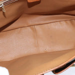 Celine Vintage Macadam Shoulder Bag Canvas and Leather - image 5