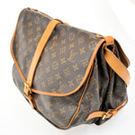 Louis Vuitton Saumur Handbag Monogram Canvas 35 - image 3