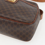 Celine Vintage Macadam Shoulder Bag Canvas and Leather - image 8