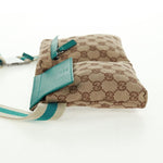 Gucci Vintage Double Belt Bag GG Canvas with Leather Small - image 3