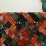 Miu Miu Chain Handle Bag Pleated Leather - image 20