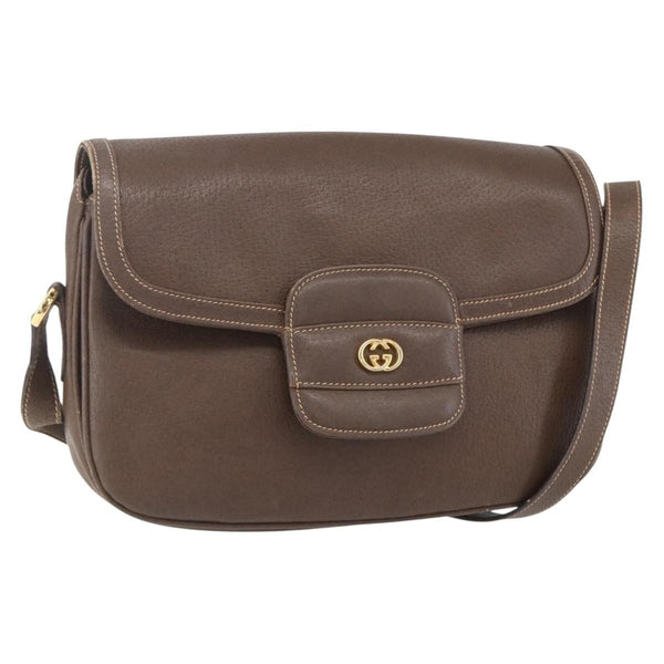 Gucci Vintage Shoulder Bag Leather - image 1