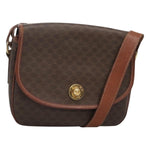 Celine Vintage Macadam Shoulder Bag Canvas and Leather - image 1