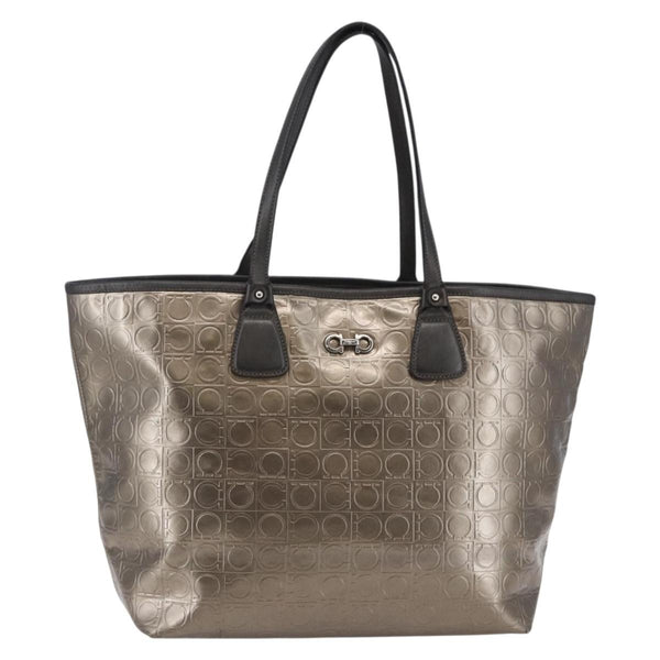 Salvatore Ferragamo Gancini Tote Patent leather - image 1