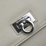 Salvatore Ferragamo Gancini Shoulder Bag Leather - image 9
