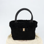 Salvatore Ferragamo Vala Handbag Suede - image 13