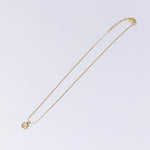 Christian Dior CD Round Pendant Necklace Metal - image 2