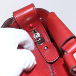 Salvatore Ferragamo Gancini handbag Leather - image 16