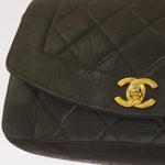 Chanel Vintage Diana Flap Bag Quilted Lambskin Medium - image 2