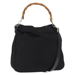 Gucci Vintage Bamboo Handle Bag Nylon - image 1