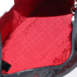 Christian Dior Vintage Lady Dior Bag Cannage Quilt Nylon Medium - image 5