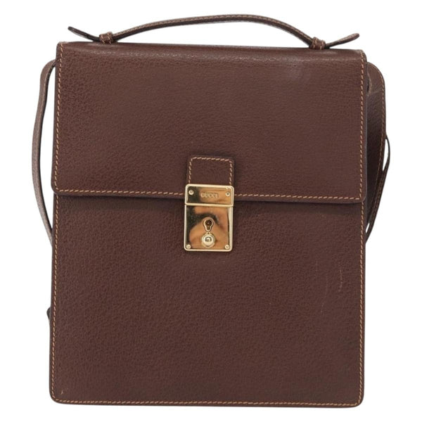 Gucci Vintage Shoulder Bag Leather - image 1