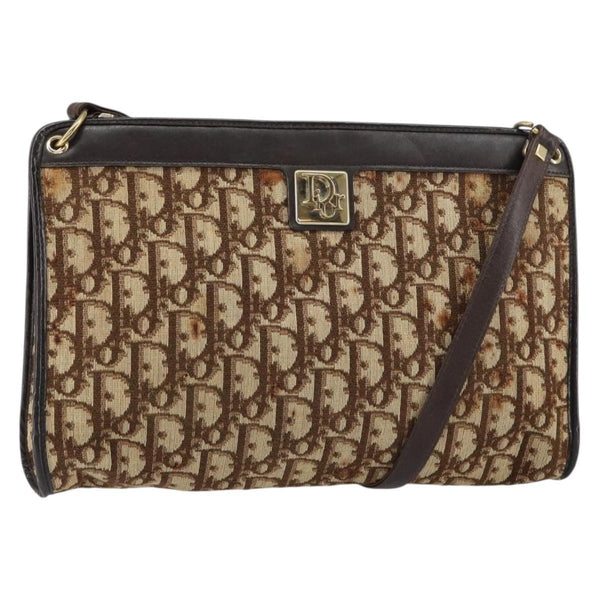 Christian Dior Vintage Trotter Shoulder Bag Canvas medium - image 1