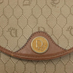 Christian Dior Vintage Honeycomb Flap Crossbody Bag Canvas and Leather - image 12