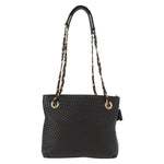 Bally Vintage Chain Shoulder Bag Quilted Leather - image 2