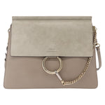 Chloe Faye Shoulder Bag Leather and Suede Medium - image 1