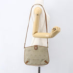 Christian Dior Vintage Honeycomb Shoulder Bag Canvas and Leather - image 12