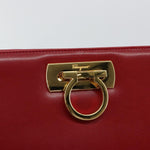 Salvatore Ferragamo Vintage Gancini Chain Shoulder Bag Leather Small - image 12