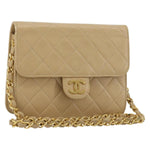 Chanel Vintage Clutch with Chain Quilted Leather Small - image 12