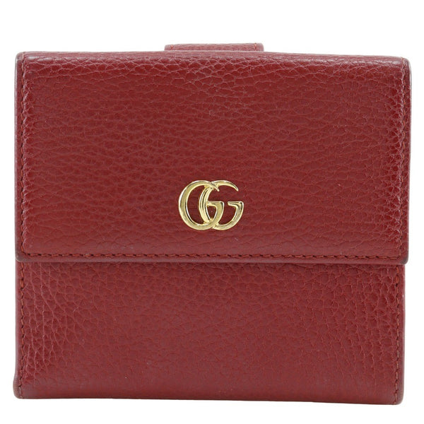 Gucci GG Marmont Bifold Wallet Leather Compact - image 1