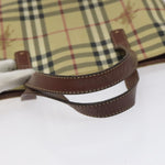 Burberry Top Handle Tote Haymarket Coated Canvas Medium - image 8