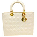Christian Dior Lady Dior Bag Leather Large - image 1
