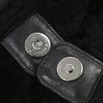 Chanel Vintage Embroidered CC Chain Tote Quilted Suede and Shearling - image 10