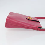 Salvatore Ferragamo Gancini Shoulder Bag Leather - image 3