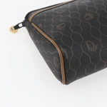 Christian Dior Vintage Honeycomb Zip Pouch Canvas and Leather - image 8
