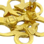 Chanel Vintage CC Flower Clip-On Earrings Metal - image 3