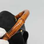 Gucci Vintage Bamboo Backpack Suede and Leather - image 8