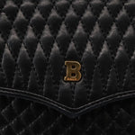 Bally Vintage Chain Shoulder Bag Quilted Leather - image 12