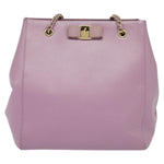 Salvatore Ferragamo Vara Bow Chain Tote Leather Medium - image 18