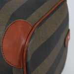 Fendi Vintage Pequin Boston Bag Coated Canvas Medium - image 8