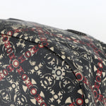 Chanel Optic Coco Bowler Bag Printed Coated Canvas with Caviar Medium - image 10