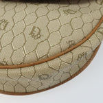 Christian Dior Vintage Honeycomb Shoulder Bag Canvas and Leather - image 8