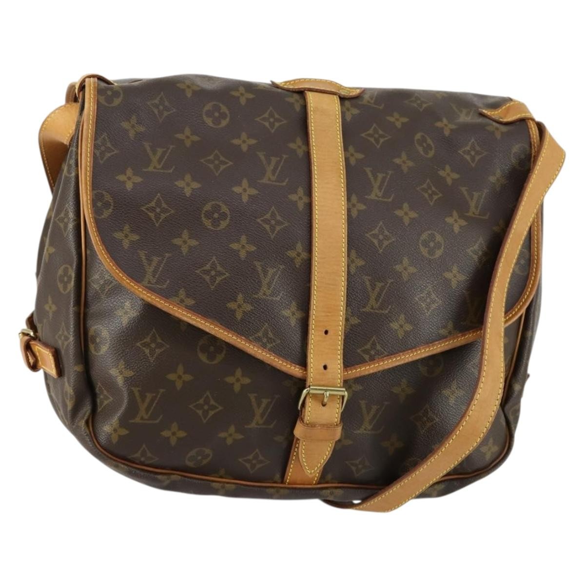Louis Vuitton Saumur Handbag Monogram Canvas 35 - image 1