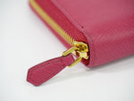 Prada Zip Around Tab Wallet Saffiano Leather Long - image 8