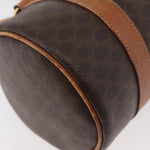 Celine Vintage Macadam Shoulder Bag Canvas and Leather - image 9