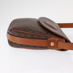 Celine Vintage Macadam Shoulder Bag Canvas and Leather - image 3